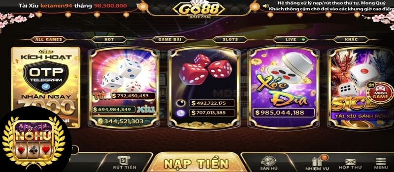 Chia sẻ những thể loại game đổi thưởng hot nhất tại Go88