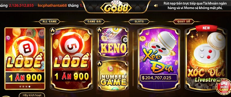 Giao dịch nạp rút tiền tệ tại game nổ hũ ăn tiền Go88 có khó không?