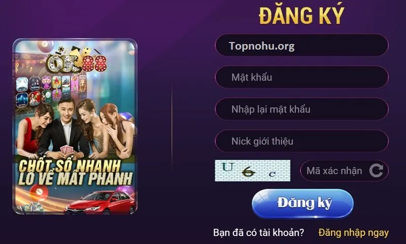 Hướng dẫn đăng ký OK88 – Quẩy banh nóc cùng cổng game nổ hũ OK88