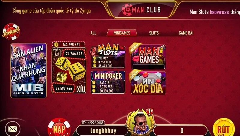 Các sản phẩm game của Man Club – Kho game cá cược chất chơi