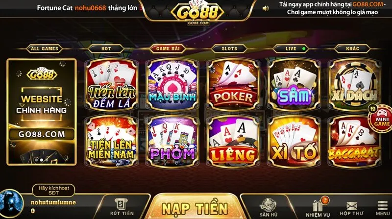 Mẹo chơi Mậu Binh Go88 trong 5 phút – Mậu Binh Online cực dễ