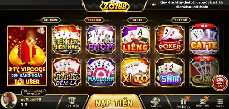 Zo789 - Cổng game nổ hũ đổi thưởng uy tín, trả thưởng 500 tỷ