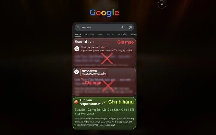 Một số cách Phân biệt Sunwin chính hãng và giả mạo